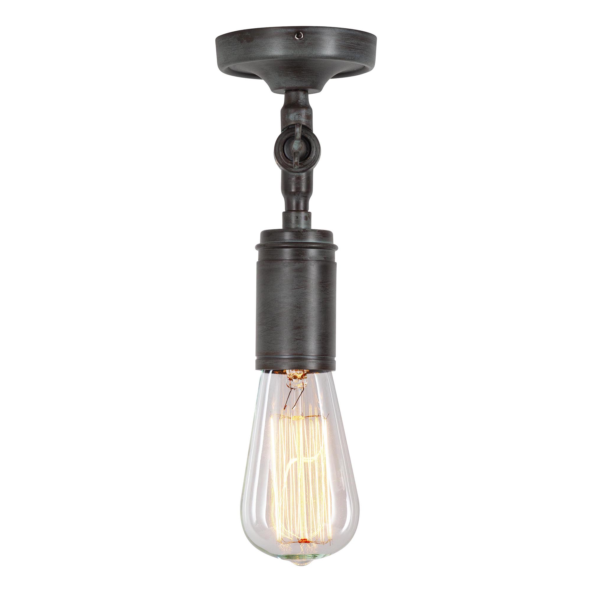 Emeli plafondlamp antiek koper groen Emeli plafondlamp antiek koper groen